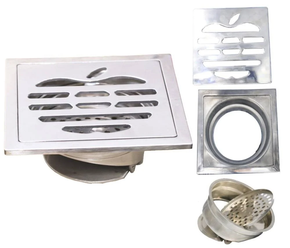 ( Heavy Duty (840G) Floor Strainer 15cm x 15cm Polish