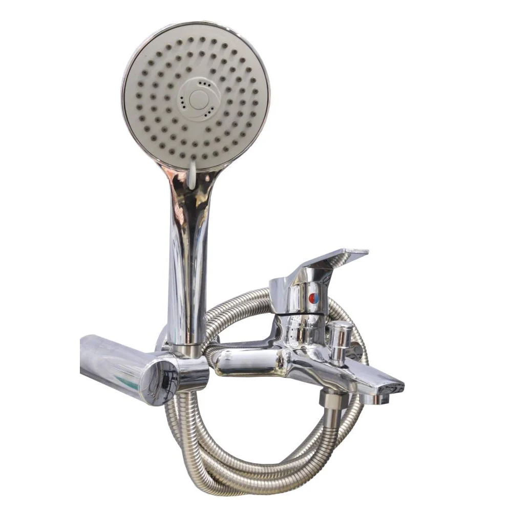 Brass , Bath Mixer With Telephone Shower
