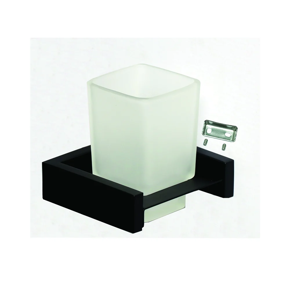 Premium Square Tumbler Holder - Black