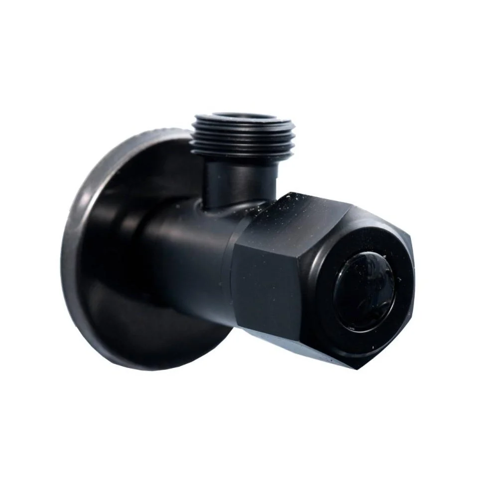 One Way Angle Valve - Black
