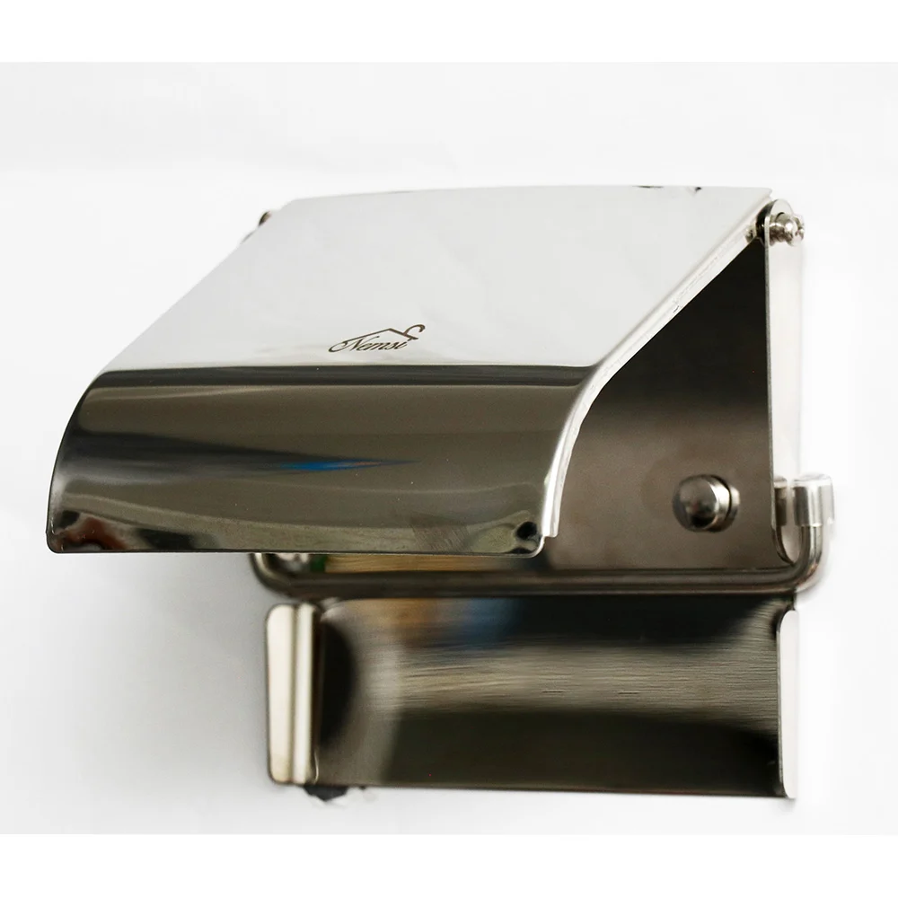 Heavy Duty Tissue Holder with Reinforced Base - Mirror