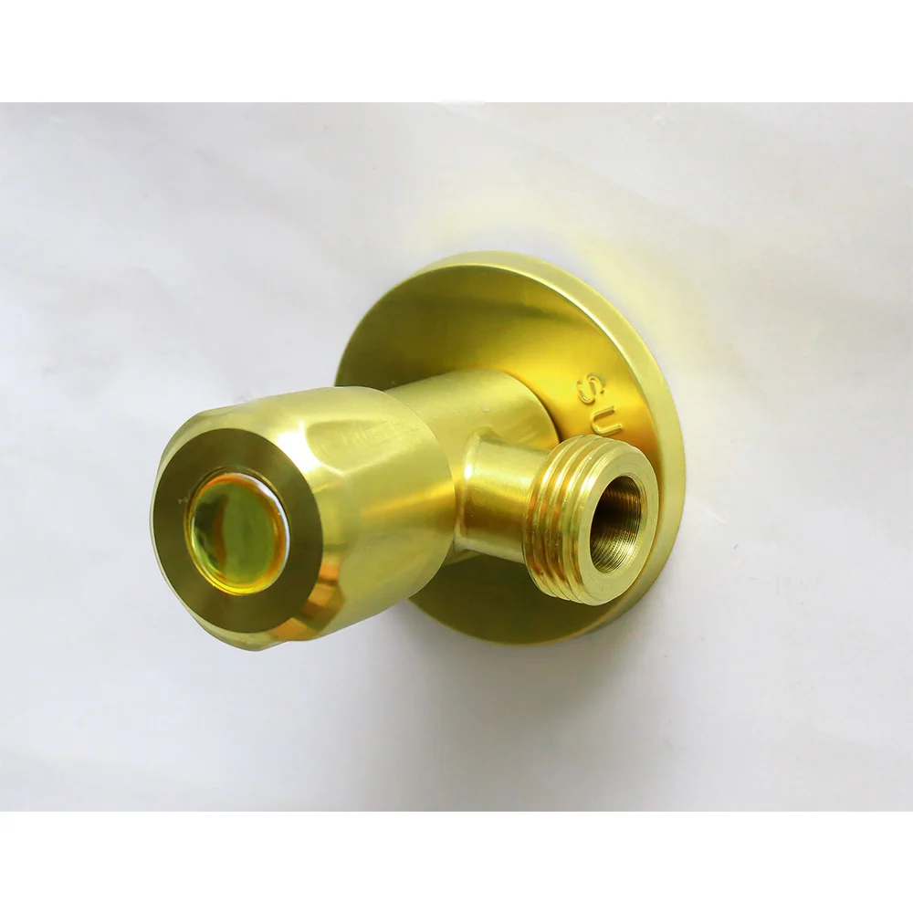 SS304 Angle Valve - Brushed Gold