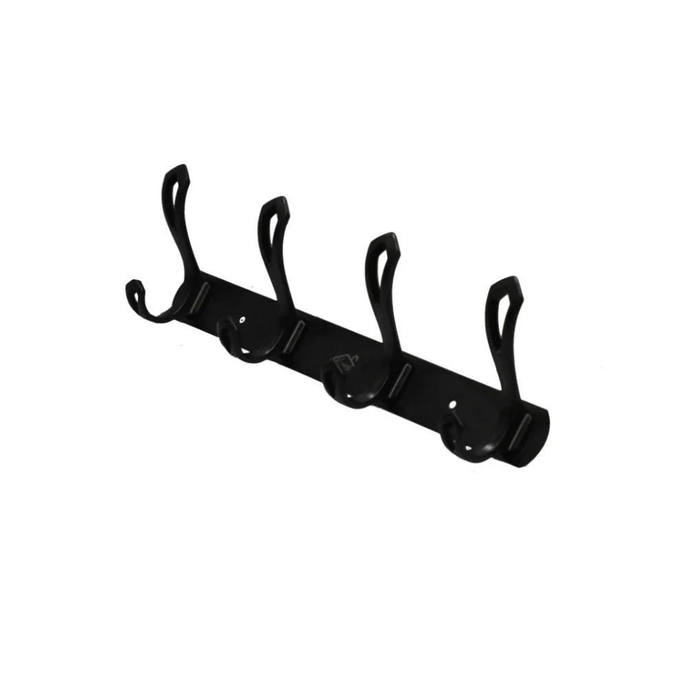 4 Hooks Black