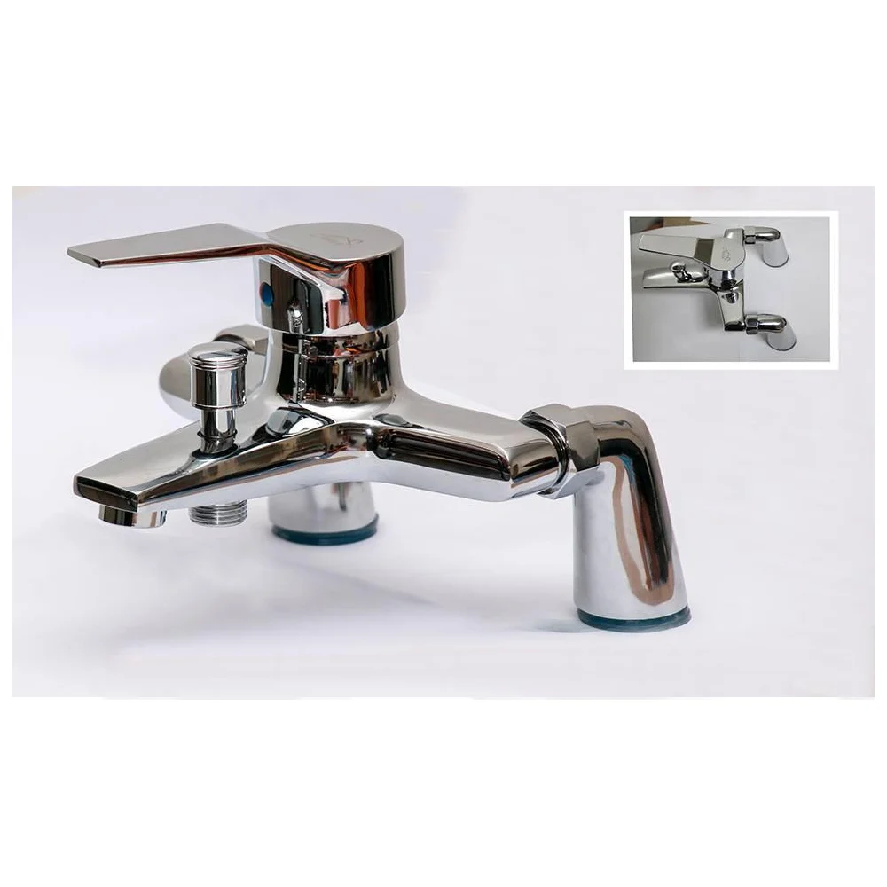 Brass Triple ( Pillar ) Bath - Tub Mixer