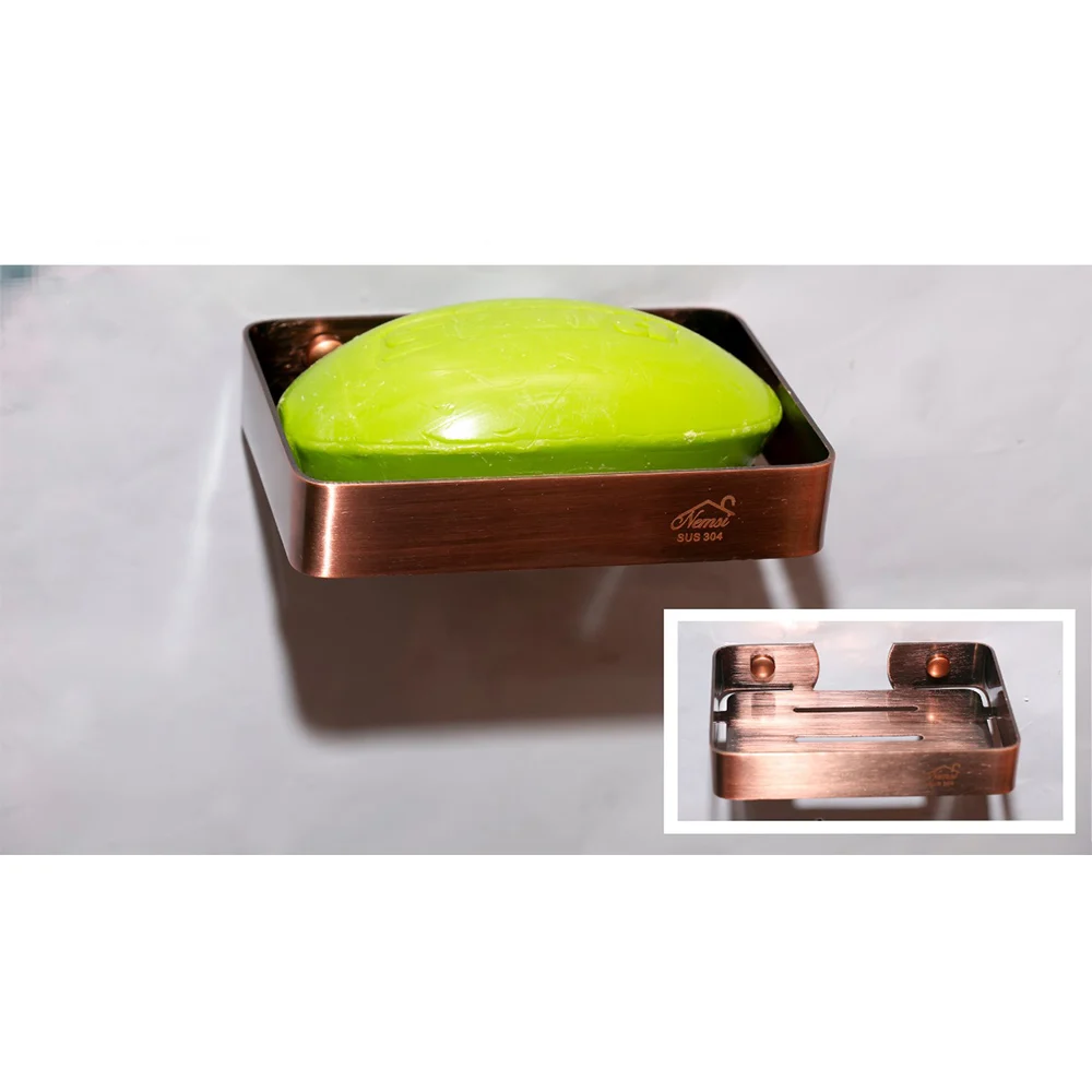 ZD006 - SS304 Soap Dish ( 135 x 97MM) - Antique Copper