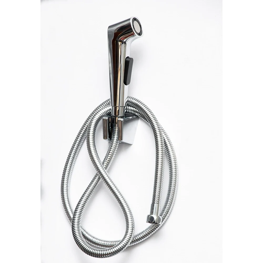 Classy Button Press Bidet Spray Set - Mirror