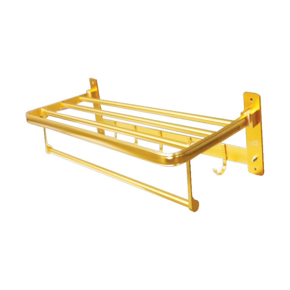 GGH-H18A Aluminium Champagne Towel Shelf - 60cm