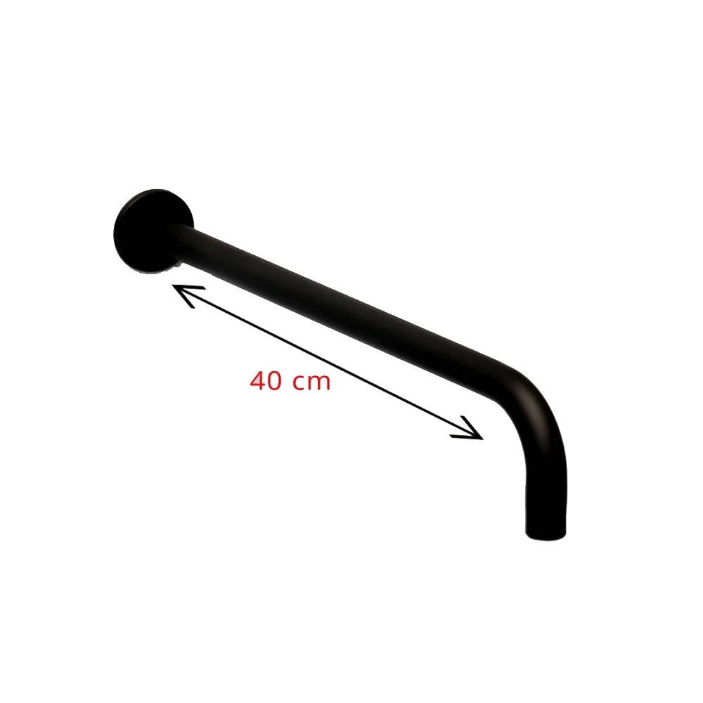 Shower Arm 40cm - Black
