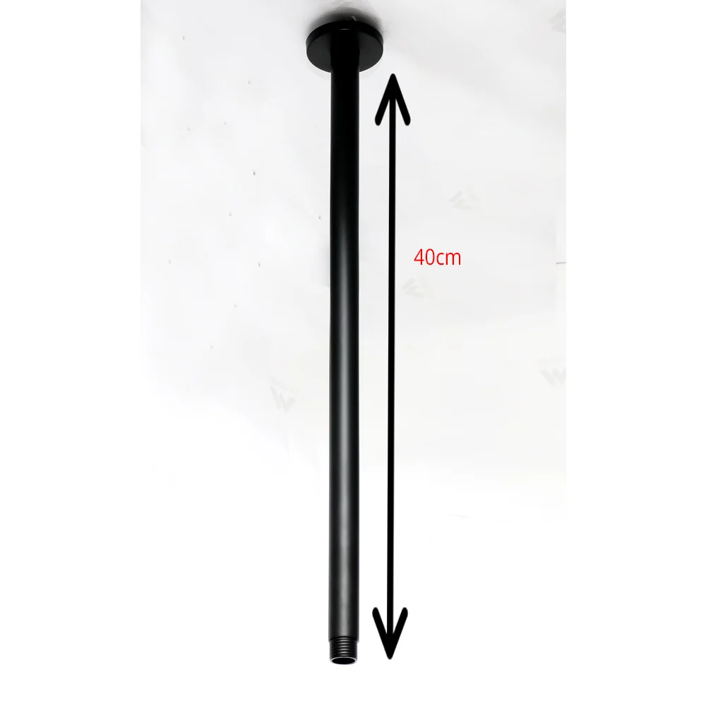 40CM ( SS304 ) Ceiling Shower Arm - Black