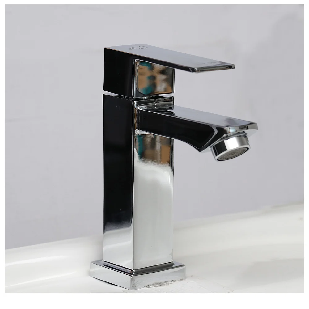 High Neck - Square Framed Basin Tap