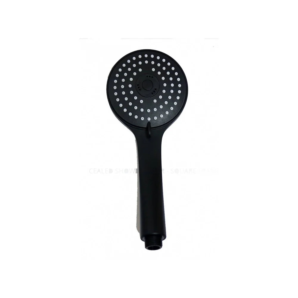 12cm Adjustable Shower Hand - Black