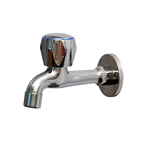14cm Long Extended Bib Tap - Round Handle