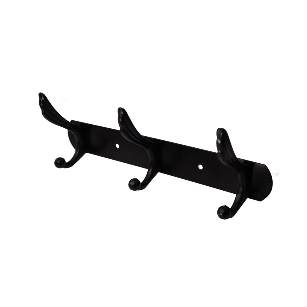 ( C022 - 3 Hooks Double , Classic Black )