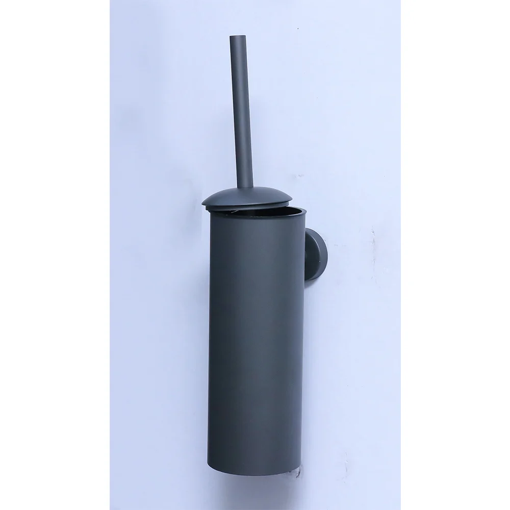 Premium Concealed Toilet Brush Gun Grey