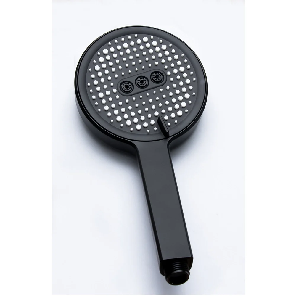 Adjustable Hand Shower with Jet Spray, Black