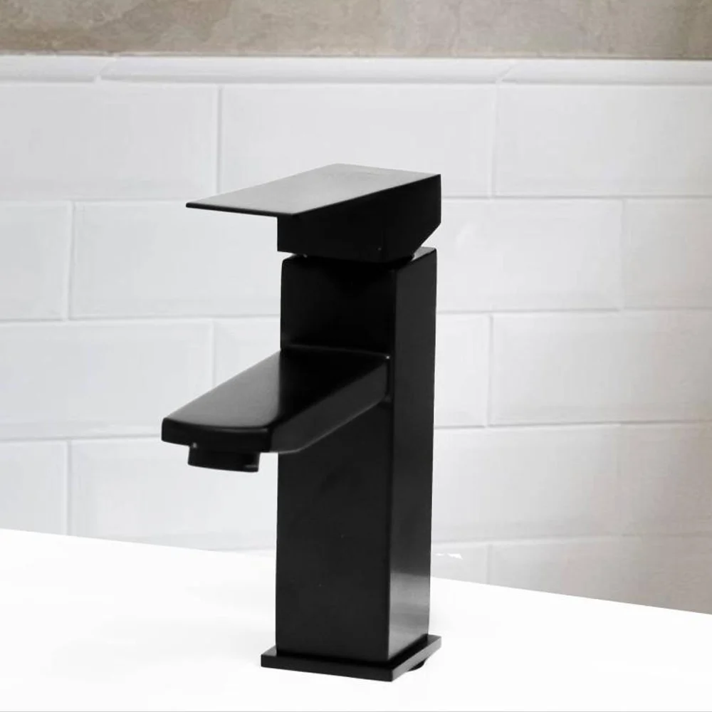 Black Square ( SS304 ) Basin Tap