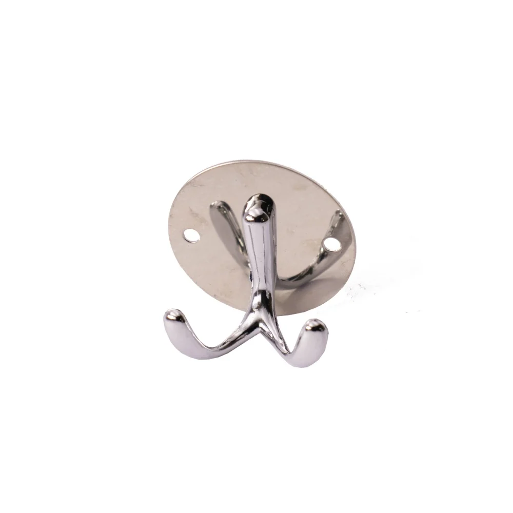 ( K1022 - Round Plate Double Hook )