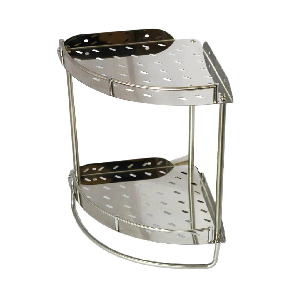 BY 250 Double Corner Shelf With Towel Bar