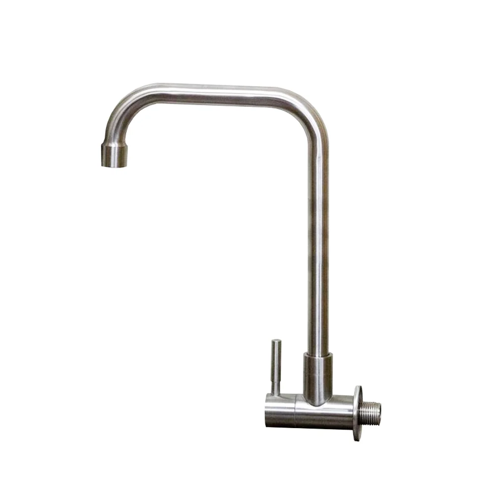 SS304 Long Neck Kitchen Bib Tap