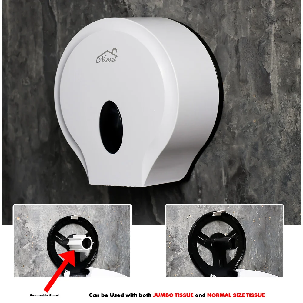 ABS White Jumbo Tissue Holder