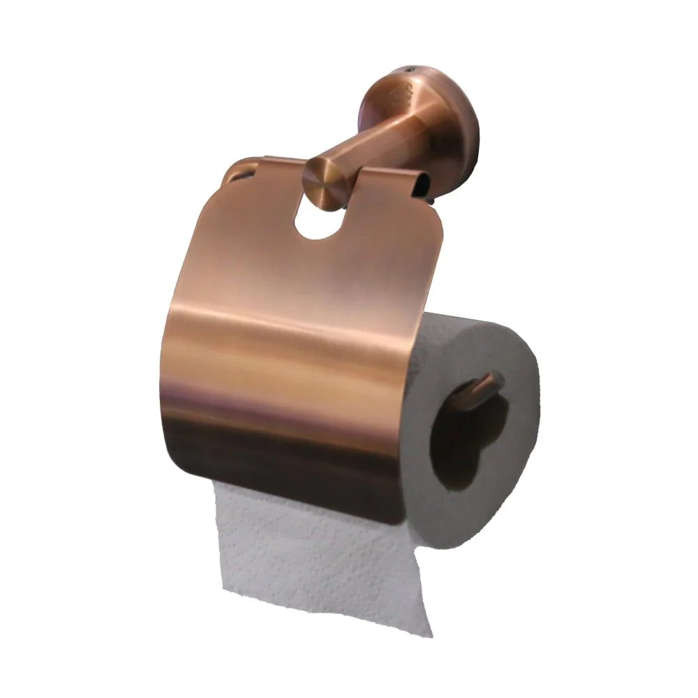 K016 Tissue Holder with Cover - Antique Copper