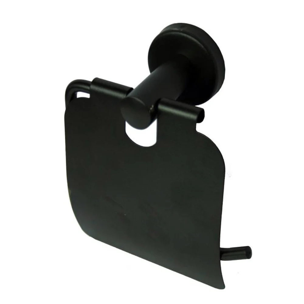 K016 Tissue Holder With Cover - Black
