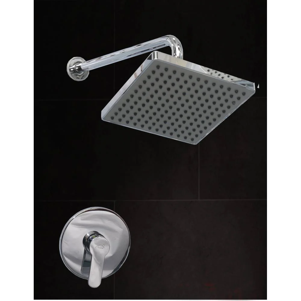 3 way Concealed Shower Mixer with 8" Square Head