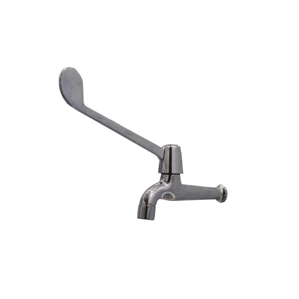 Extended 12cm, elbow action Bib Tap