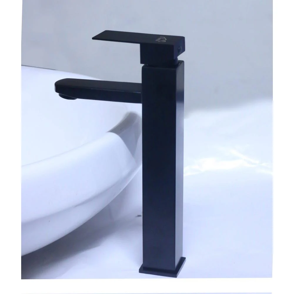 Black High Neck ( SS304 ) Basin Tap