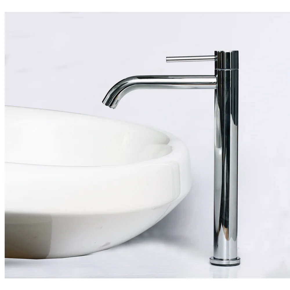 High Neck Single Tap ( SS304 ) - Mirror