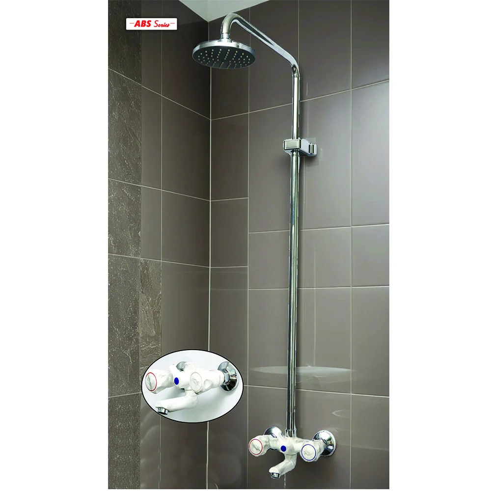 2 Way Marble White ( ABS + SS ) Shower Mixer