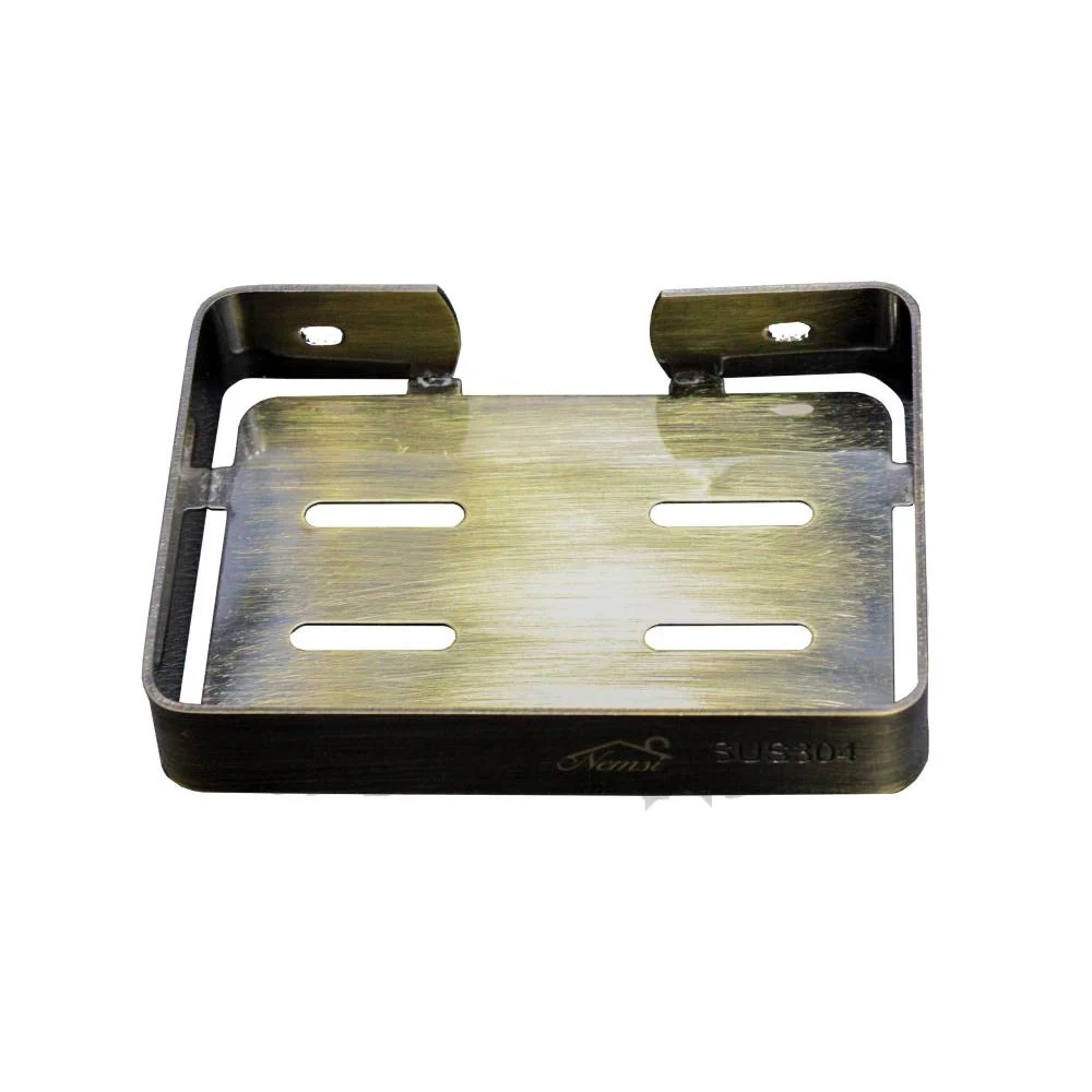 ZD006 - SS304 Soap Dish ( 135 x 97MM) - Antique Brass