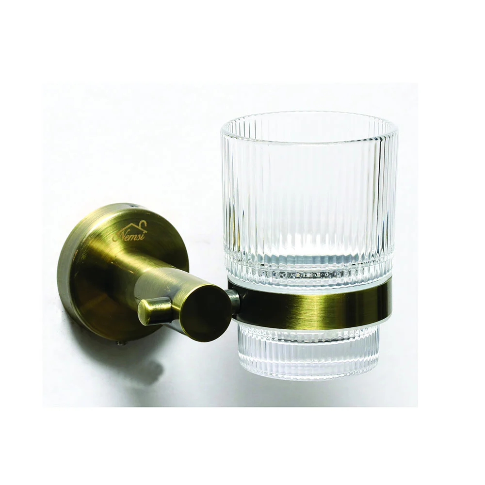 AART.8826 Single Tumbler Holder - Antique Brass