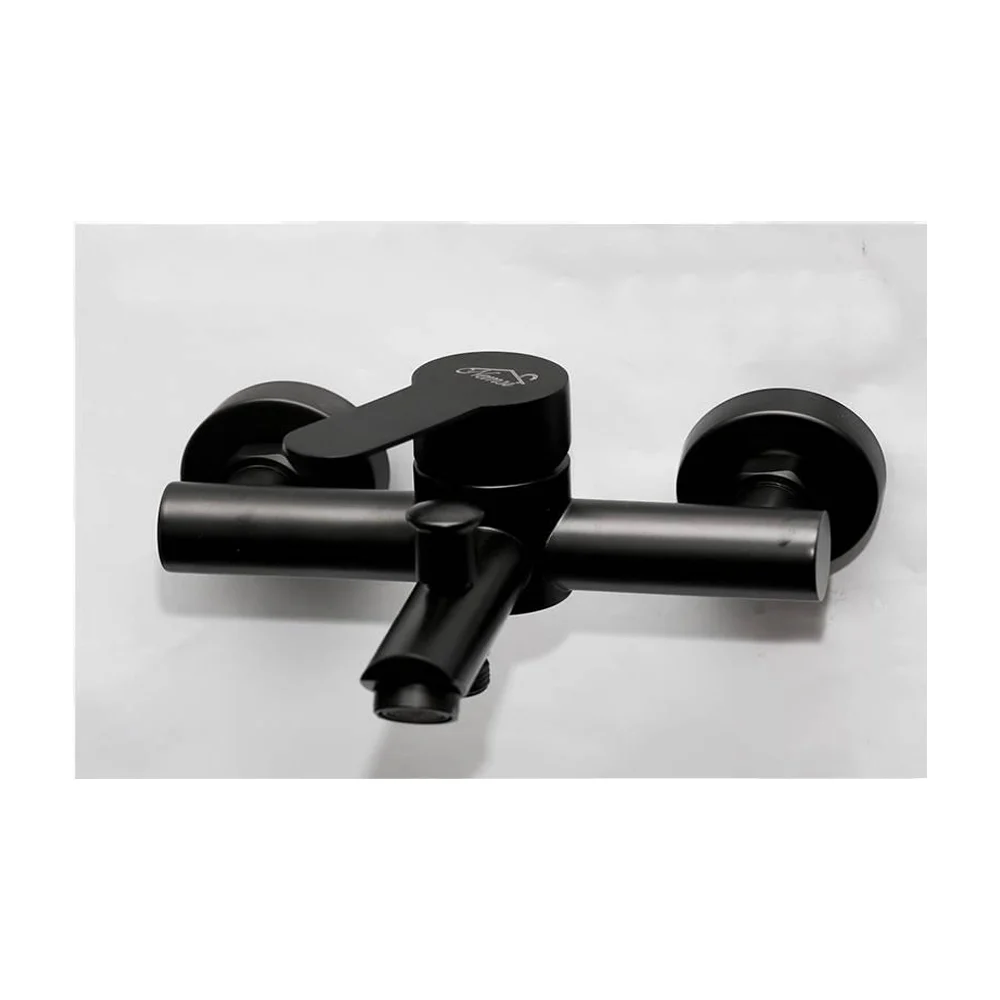 Triple Bath Tub Mixer ( SS304 ) - Black