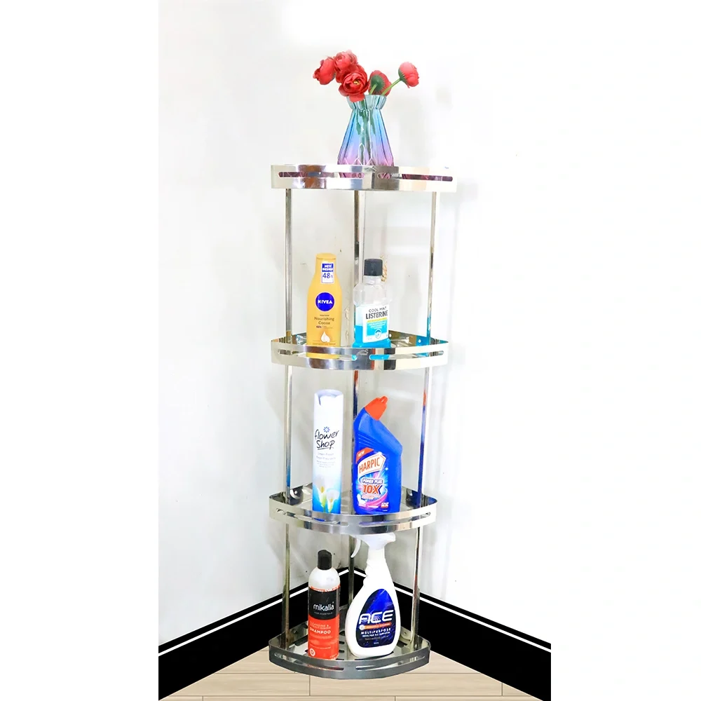Four Tier(stand Alone Or Screw)corner Shelf-mirror