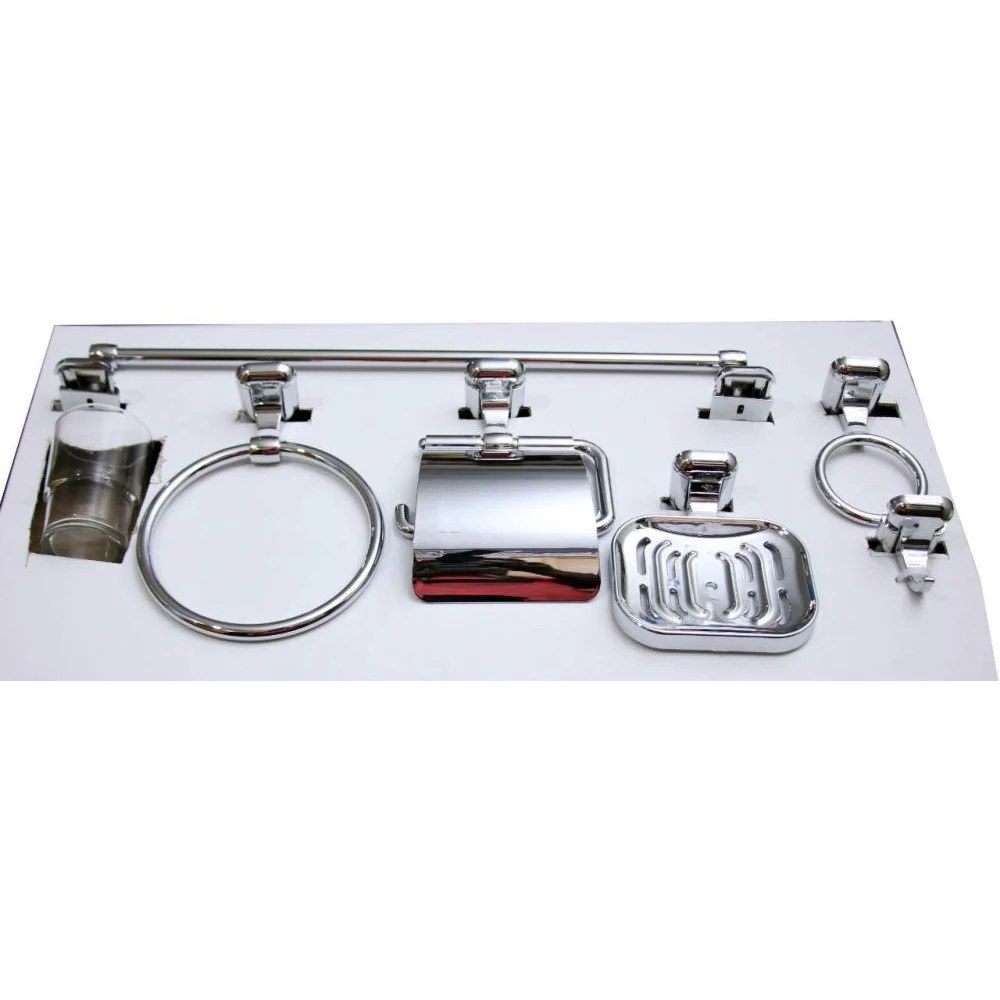 6 Pieces ABS Chrome Plated Bathroom Set