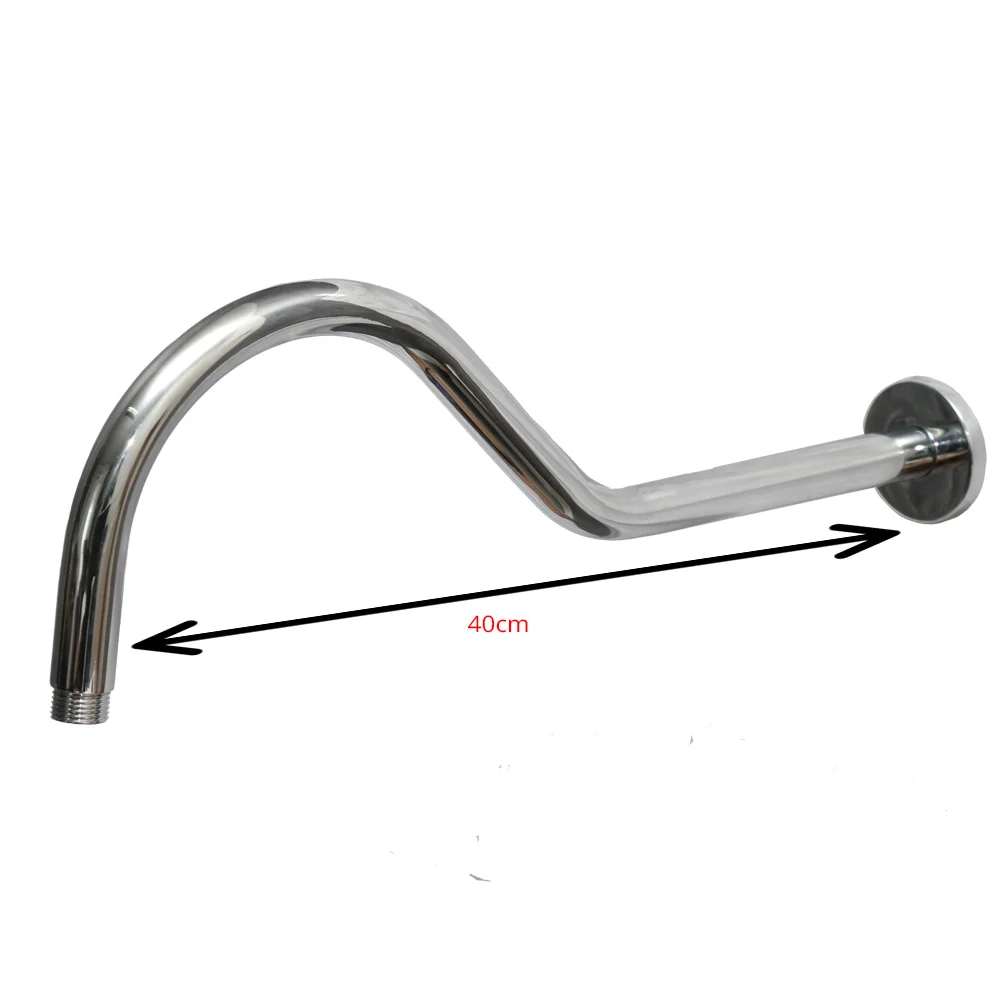 40CM ( SS304 ) Curved Shower Arm - Mirror