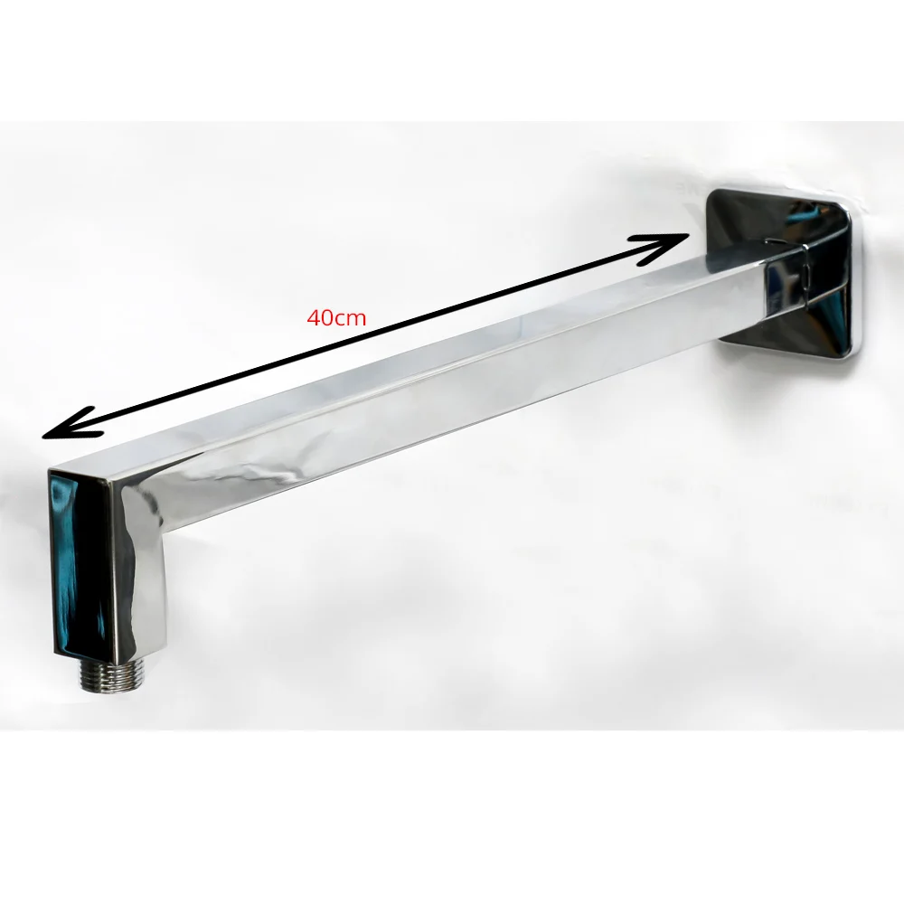 40CM ( SS304 ) Square Shower Arm - Mirror