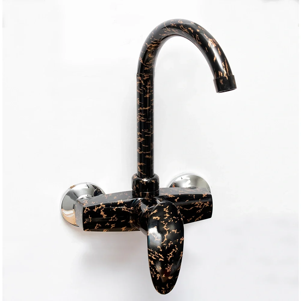 Marble Black Wall (ABS) Kitchen Mixer