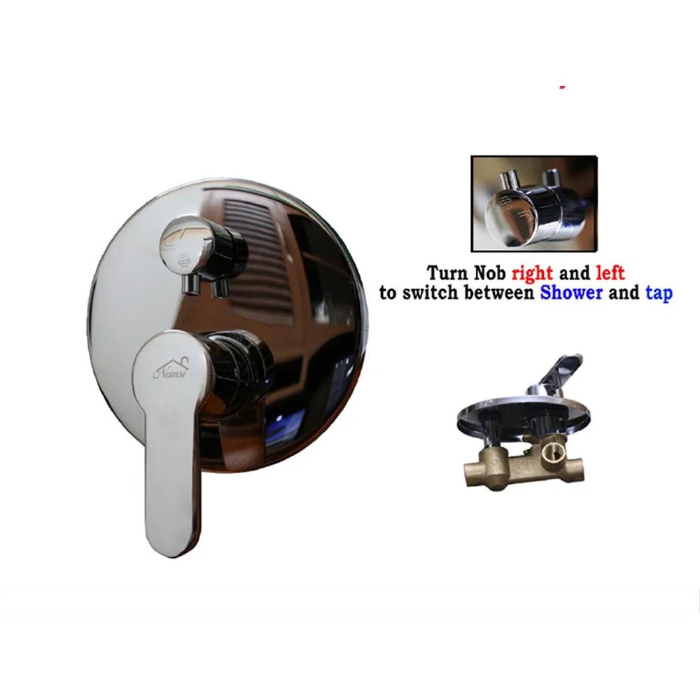 ( 4 Ways Brass Concealed Shower Mixer )