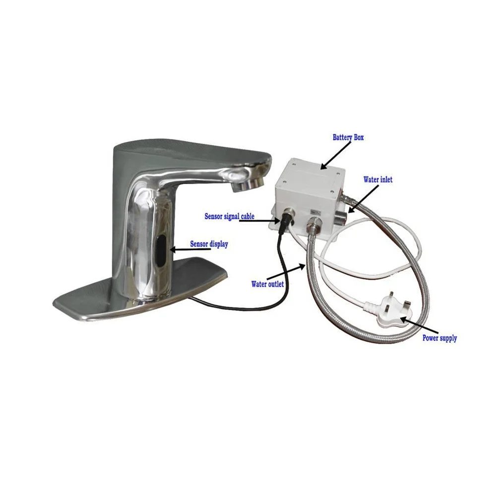 ( High Neck Basin Sensor Tap ( Brass )