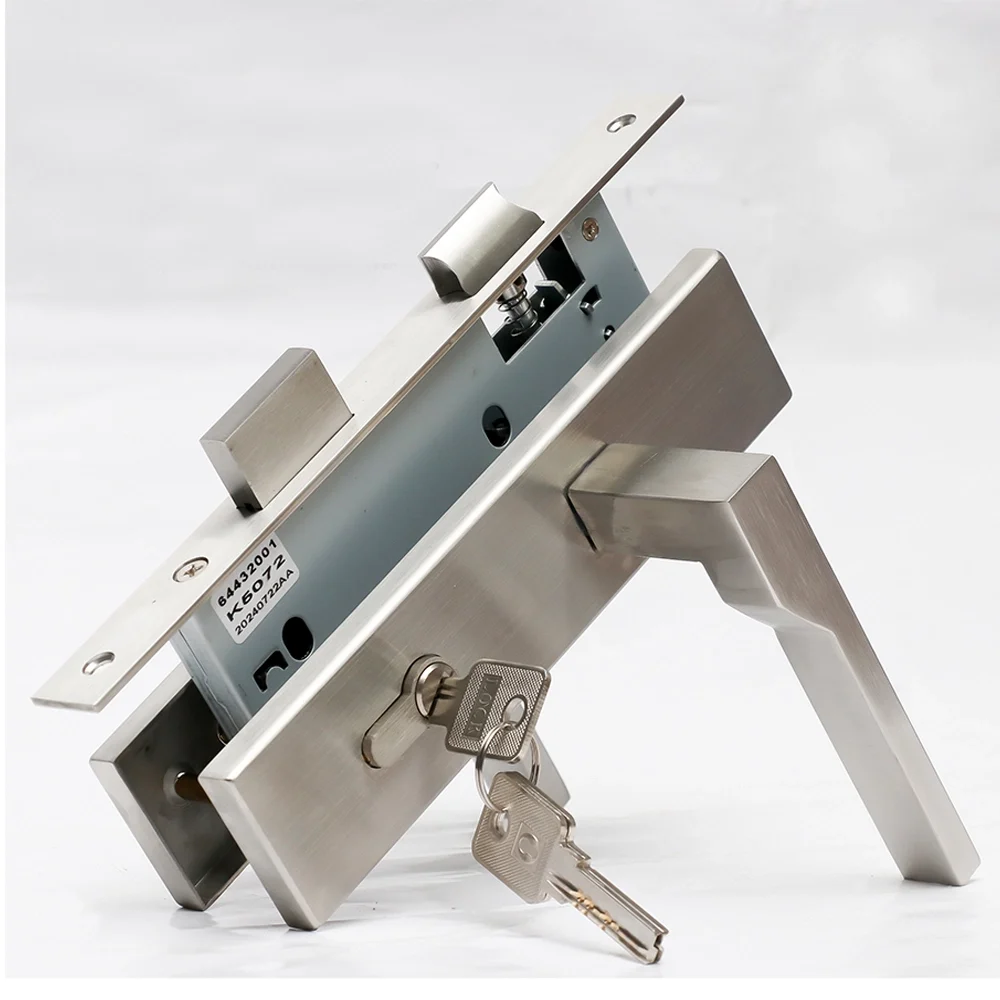 Premium Stainless steel (SS304) Door Lock - Satin, Euro Standard