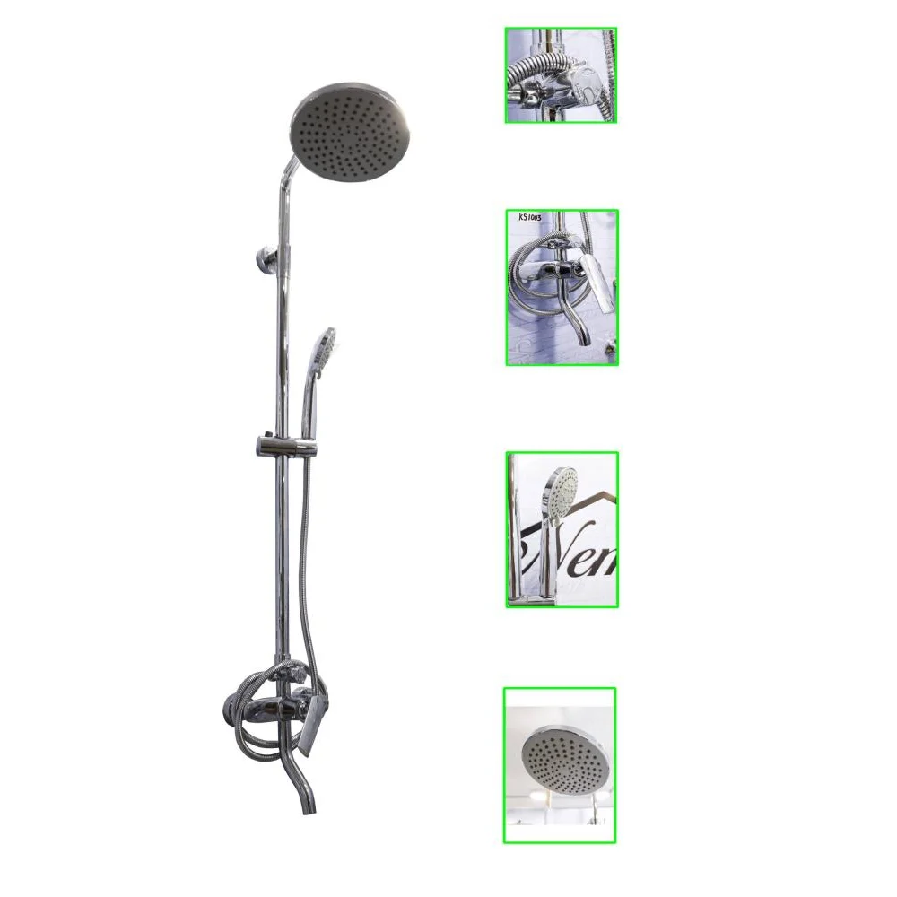 3-Ways Brass Shower Set