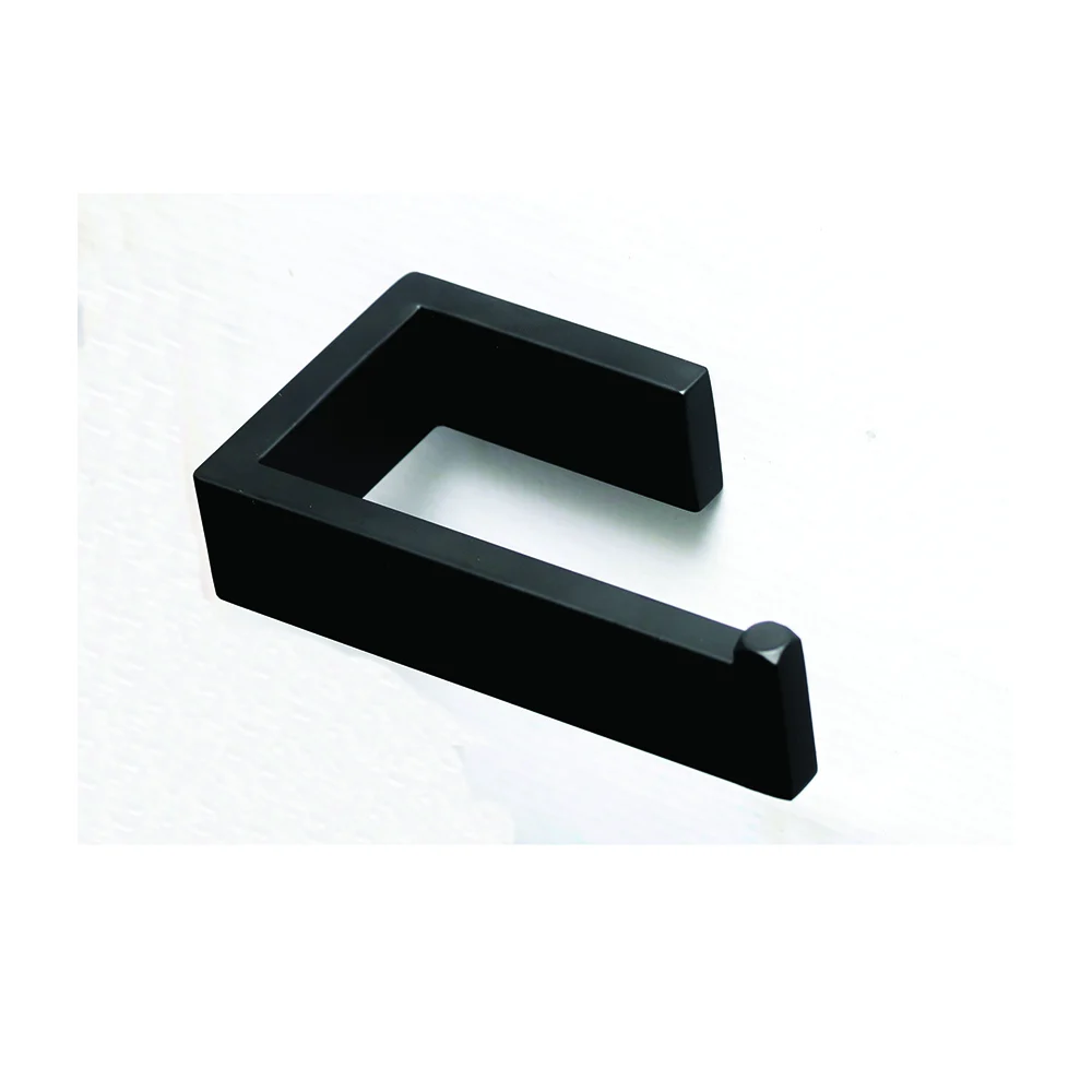 Premium Square Tissue Holder ( Concealed Screws ) - Black