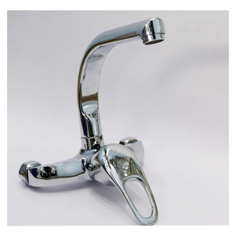 Brass Kitchen Wall Mixer