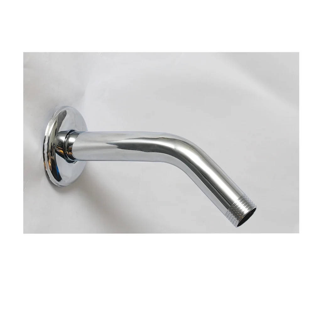 Curved shower arm (19cm) - Mirror