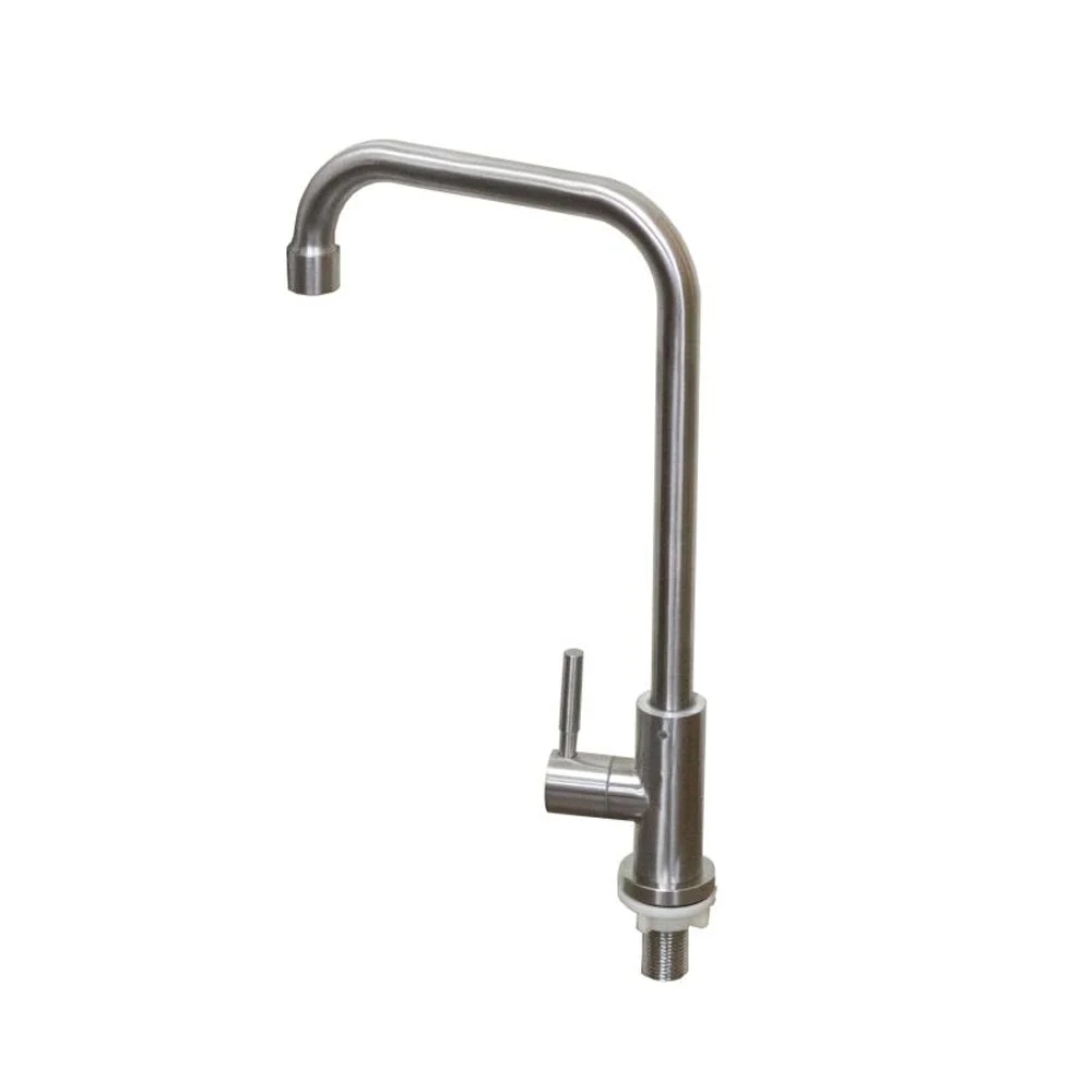 SS304 Long Neck Kitchen Pillar Tap