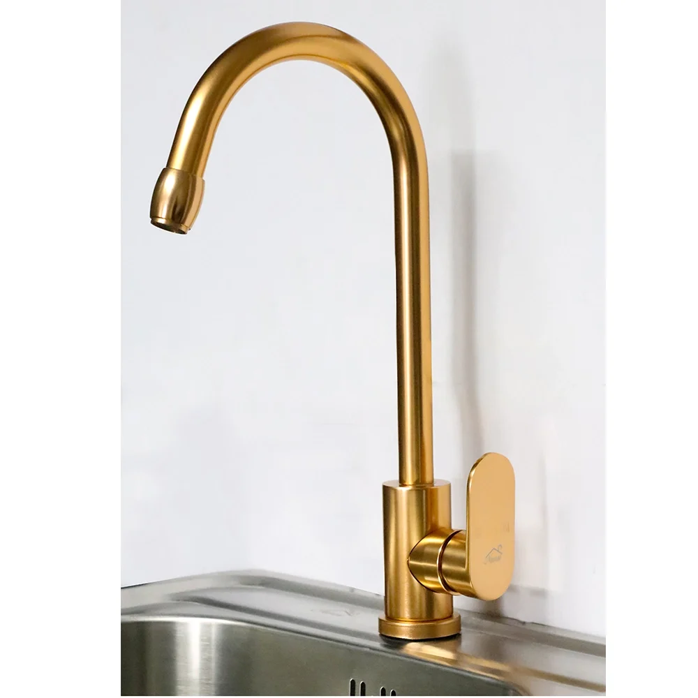 Aluminium Kitchen Mixer - Champagne Gold