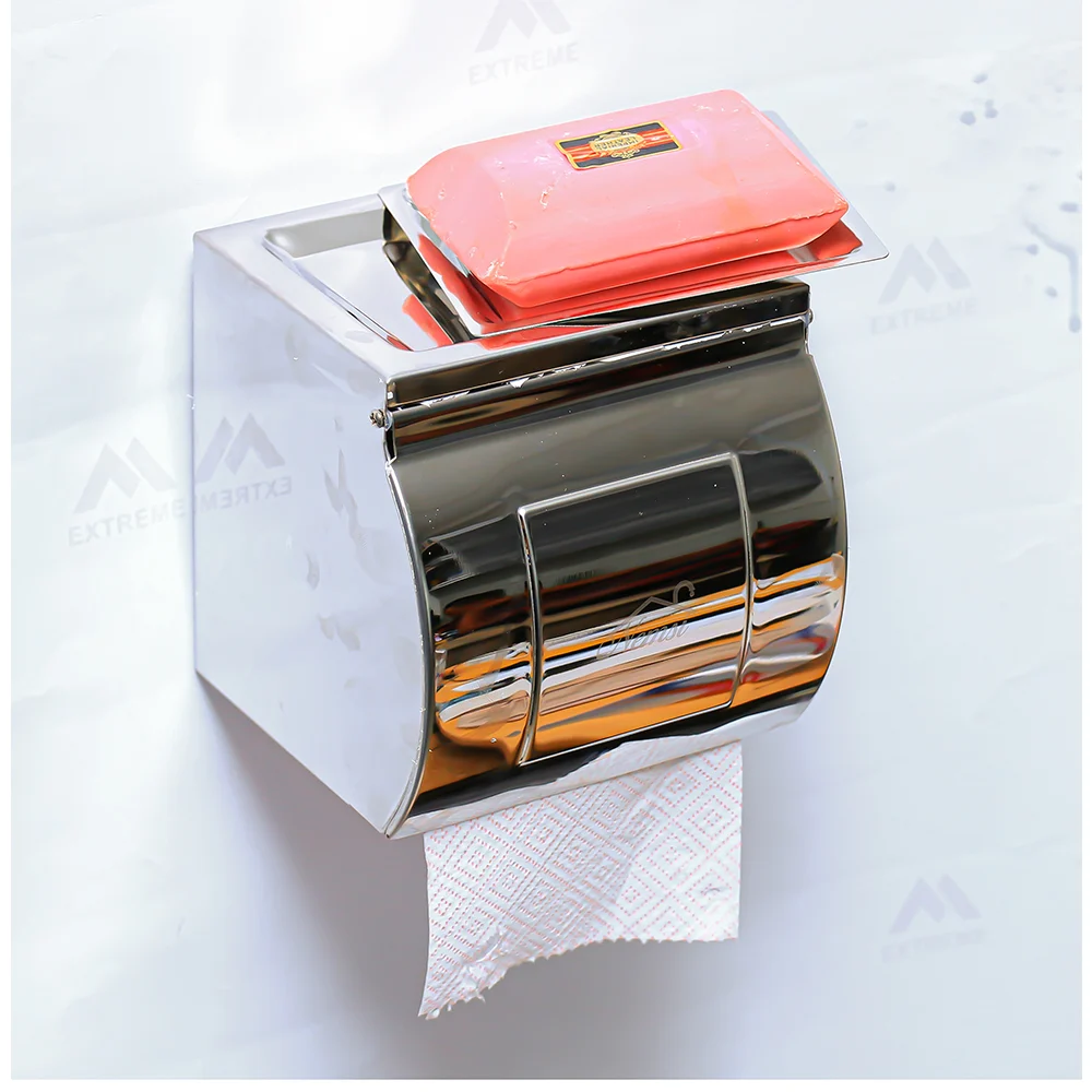K12A Tissue Holder With Soap Holder - Mirror