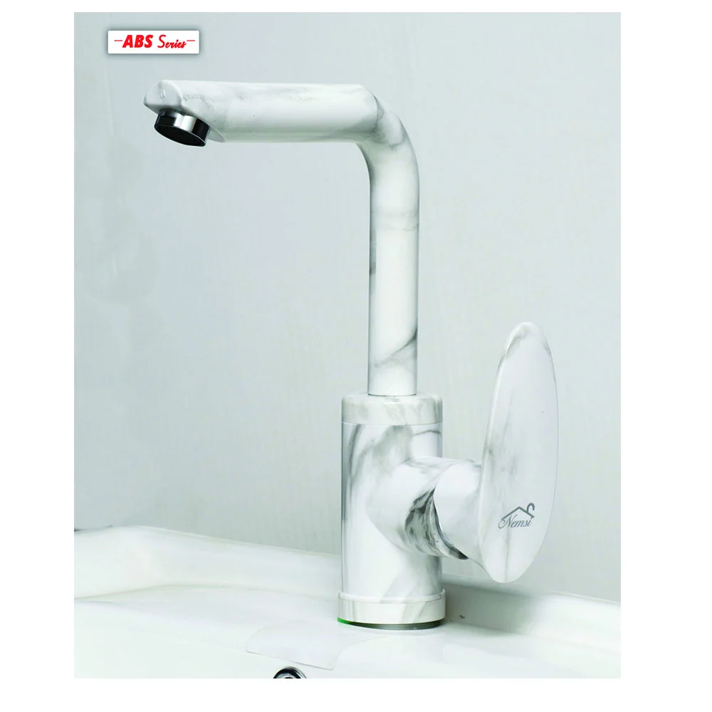 Marble White ( ABS ) Basin Mixer